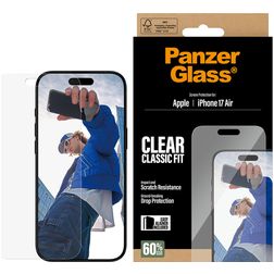 PanzerGlass Classic Fit iPhone Air Panzerglas Displayschutz - Hüllenfreundlich