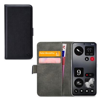 Mobilize Classic Gelly Wallet Nothing CMF Phone 1 Klapphülle Portemonnaie - Schwarz