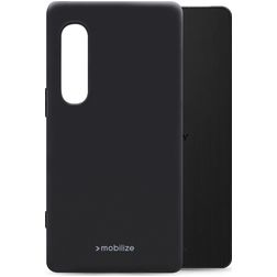 Mobilize Rubber Gelly Sony Xperia 1 VI Hülle Flexibles TPU Backcover - Matt Black