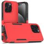 Mobigear Heavy Armor iPhone 16 Pro Max Hülle Hardcase Backcover Stoßfest - Rot