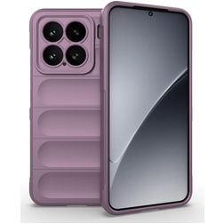 Mobigear Bumpy Xiaomi 15 Hülle Flexibles TPU Backcover - Lila