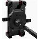 Mobigear PushHold Motorradhalterung Rückspiegel Klemme Universal - Rot