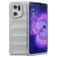 Mobigear Bumpy OPPO Find X5 Pro Hülle Flexibles TPU Backcover - Grau