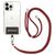 Mobigear Lanyard Universal-Handykette einstellbar - Weinrot