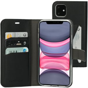 Mobiparts Classic Wallet iPhone 11 Hülle Klapphülle Geldbörse - Schwarz