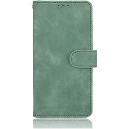 Mobigear Retro Samsung Galaxy Z Fold 2 Hülle Klapphülle Geldbörse - Grün