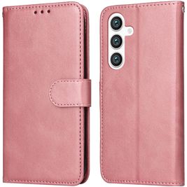 Mobigear Wallet Samsung Galaxy S24 Plus Hülle Klapphülle Geldbörse - Roségold