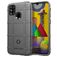 Mobigear Rugged Shield Xiaomi Redmi 9C Hülle Flexibles TPU Backcover Stoßfest - Grau