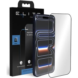 Elite iPhone 17 Pro Max Panzerglas Gehärtetes Glas Displayschutz - Hüllenfreundlich