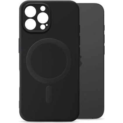 My Style Protective Flex iPhone 16 Pro Max MagSafe Hülle Flexibles TPU Backcover - Schwarz