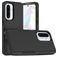 Mobigear Heavy Armor Samsung Galaxy A36 Hülle Hardcase Backcover Stoßfest - Schwarz