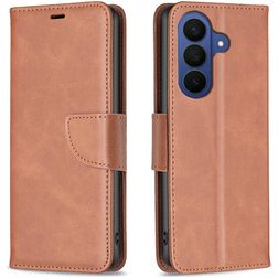 Mobigear Excellent Samsung Galaxy A37 Hülle Klapphülle Geldbörse - Braun