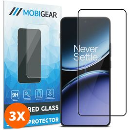 Mobigear Premium OnePlus Nord 4 Panzerglas Gehärtetes Glas Displayschutz - Hüllenfreundlich (3er Pack)