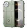 Mobigear Rugged Shield iPhone 13 Mini Hülle Flexibles TPU Backcover Stoßfest - Grün