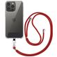 Mobigear Nylon Lanyard Universal-Handykette einstellbar - Rot