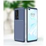 Mobigear Racing Huawei P40 Pro Plus Hülle Flexibles TPU Backcover - Blau