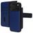 Mobiparts iPhone 17 Pro Max Hülle Echtes Leder Abnehmbare 2in1 Klapphülle Geldbörse - Blau