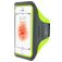 Mobiparts Comfort Fit Handyhalterung Joggen iPhone SE (2016) Sporthülle Neopren Sportarmband - Neon Green