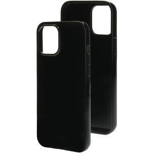 Mobiparts Classic iPhone 12 Pro Max Hülle Flexibles TPU Backcover - Schwarz