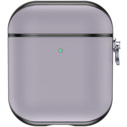 Valenta Snap Apple AirPods 1 Hülle Echtes Leder - Lila