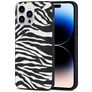 Mobigear Safari iPhone 14 Pro Max Hülle Flexibles TPU Backcover - Zebra