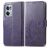 Mobigear Clover OnePlus Nord CE 2 Hülle Klapphülle Geldbörse - Lila