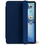 Decoded Textured Slim iPad Air 11 Zoll (2024) Hülle Flexibles Silikon Klapphülle - Navy Peony