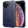 Mobigear Rugged Shield iPhone 12 Pro Max Hülle Flexibles TPU Backcover Stoßfest - Blau