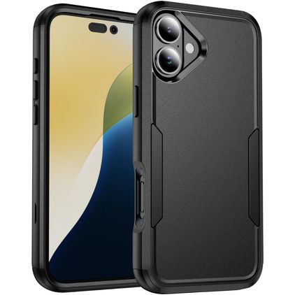 Mobigear Ultra Tough iPhone 17 Hülle Hardcase Backcover Stoßfest - Schwarz