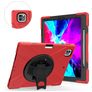 Mobigear SureGrip XGuard iPad Air 13 Zoll (2024) Hülle Kunststoff,Silikon Backcover + Stifthalter + Schulterträger + Ständer - Rot
