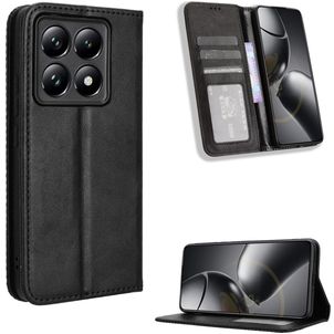 Mobigear Sensation Xiaomi 14T Hülle Klapphülle Geldbörse - Schwarz