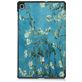Mobigear Tri-Fold Samsung Galaxy Tab S6 Lite Hülle Klapphülle - Mandelblüten