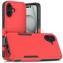 Mobigear Heavy Armor iPhone 16 Plus Hardcase Backcover Shockproof - Rot