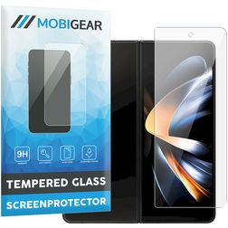 Mobigear Premium Samsung Galaxy Z Fold 4 Panzerglas Gehärtetes Glas Displayschutz - Hüllenfreundlich - Schwarz