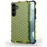 Mobigear Honeycomb Samsung Galaxy S24 Plus Hülle Hardcase Backcover Stoßfest - Grün
