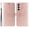 Mobigear Butterfly Samsung Galaxy A26 Hülle Klapphülle Geldbörse - Roségold