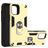 Mobigear Armor Ring iPhone 12 Pro Max Hülle Hardcase Backcover Stoßfest mit Ringhalter - Gold