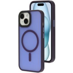 Mobiparts Hardcover iPhone 15 MagSafe Hülle Hardcase Backcover - Satin Purple