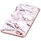 Mobigear Marble iPhone 6s Plus Hülle Flexibles TPU Backcover - Weiß