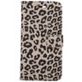 Mobigear Leopard iPhone 7 Plus Hülle Klapphülle Geldbörse - Braun