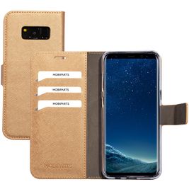 Mobiparts Saffiano Wallet Samsung Galaxy S8 Hülle Klapphülle Geldbörse - Copper