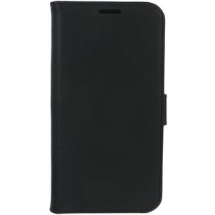 Valenta Classic iPhone 12 Pro Max Hülle Echtes Leder Klapphülle Geldbörse - Schwarz
