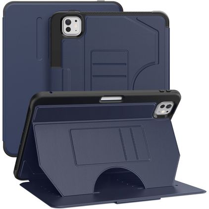Mobigear Magnetic Folio iPad Pro 11 Zoll (2025) Hülle Klapphülle + Stifthalter - Marineblau