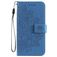 Mobigear Flowers OPPO A54 5G Hülle Klapphülle Geldbörse - Blau