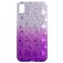 Mobigear Design iPhone XS Max Hülle Flexibles TPU Backcover - Lila