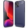 Mobigear Brushed Slim iPhone 14 Plus Hülle Flexibles TPU Backcover - Blau