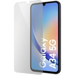 Mobiparts Regular Samsung Galaxy A34 Panzerglas Gehärtetes Glas Displayschutz - Hüllenfreundlich