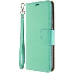 Mobigear Litchi Luxury Wallet Book Case Green Samsung Galaxy A21