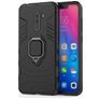 Mobigear Armor Ring Xiaomi Pocophone F1 Hülle Hardcase Backcover Stoßfest mit Ringhalter - Schwarz