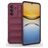 Mobigear Bumpy Samsung Galaxy A37 Hülle Flexibles TPU Backcover - Wine Red